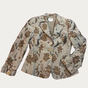 Armani Collezioni Floral Brocade Blazer